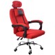 Fotel biurowy RCA czarno-czerwony