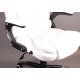 Fotel biurowy BRUNO biały z masażem