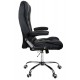 Fotel biurowy GIOSEDIO czarny z tkaniny, model FBJ