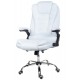 Kancelářské židle BRUNO černá(bílá nit)