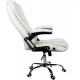 Fotel biurowy GIOSEDIO beżowy z tkaniny, model FBJ