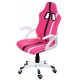 Fotel biurowy GIOSEDIO różowy, model FBL012