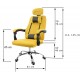 Fotel biurowy GIOSEDIO czarny, model GPX004