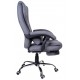 Fotel biurowy GIOSEDIO szary, model FBR011