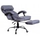 Fotel biurowy GIOSEDIO szary, model FBR011