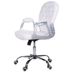 Fotel biurowy GIOSEDIO biały, model FMA002
