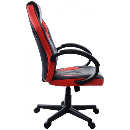 Fotel biurowy FBH czarno-czerwony