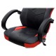 Fotel biurowy FBF czarno-czerwony